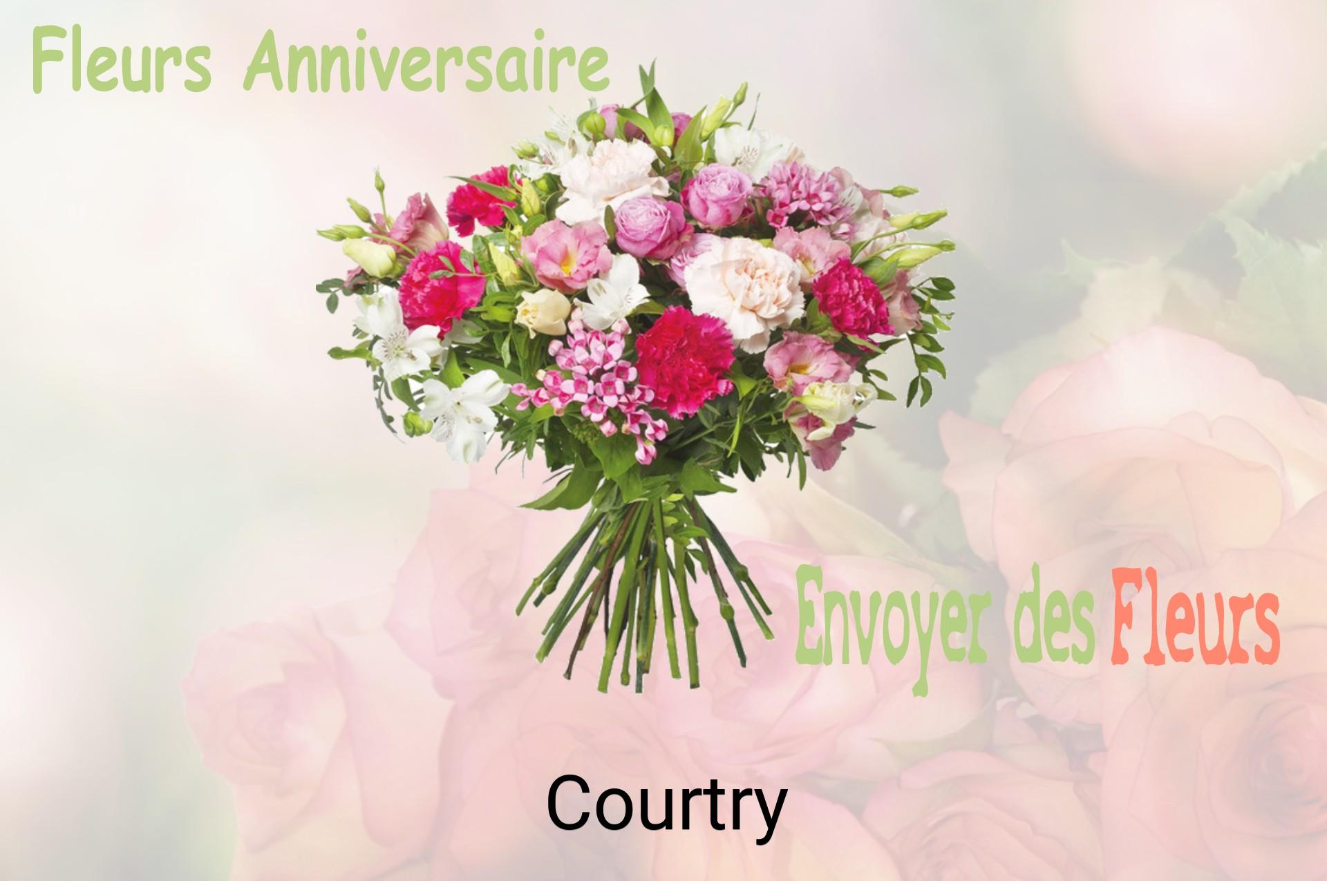 Bouquet de fleurs d’anniversaire livré à Courtry